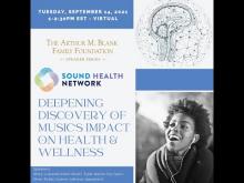 Embedded thumbnail for Sound Health: Deepening Discovery of Music&amp;#039;s Impact on Health &amp;amp; Wellness