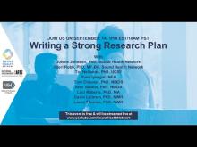 Embedded thumbnail for Writing a Strong Research Plan